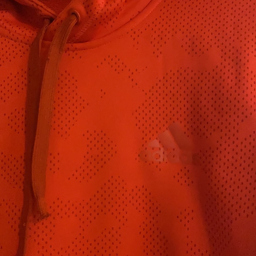 . New Adidas Orange sweatshirt size small - Picture 2 of 4